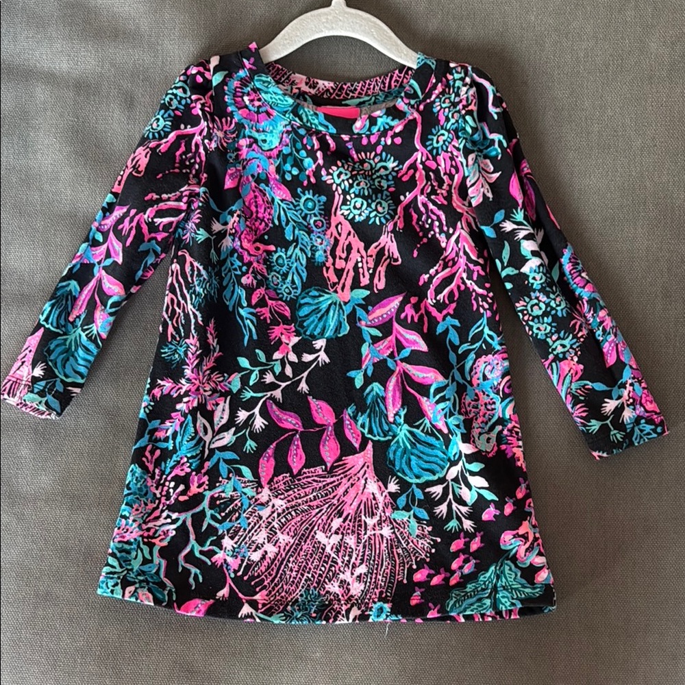 Lilly Pulitzer Long Sleeve Dress, size XS 2-3